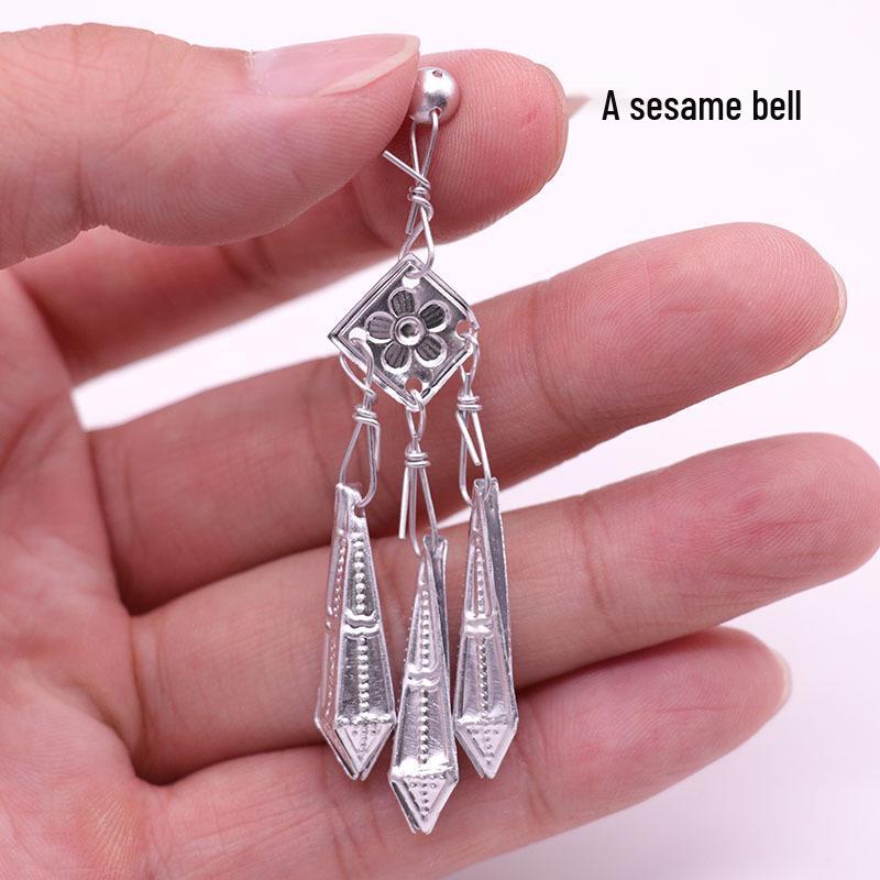 Miao & Dong Ethnic Silver-Style Jewelry: DIY Aluminum Pieces for Unique Cultural Fashion Accessories