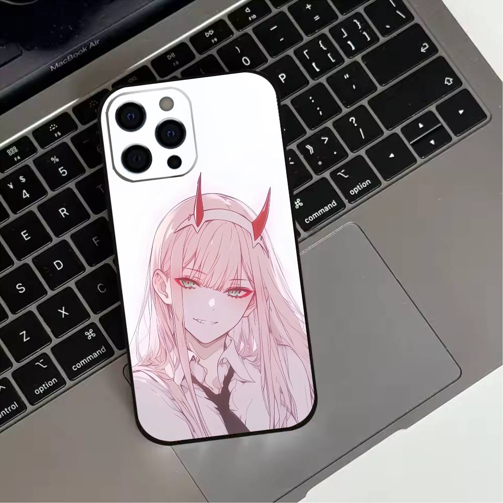 Z-Zero T-Two Anime Phone Case For iPhone 17,16,15,14,13,12,11 Plus,Pro Max,XS,Soft Silicone Black Cover