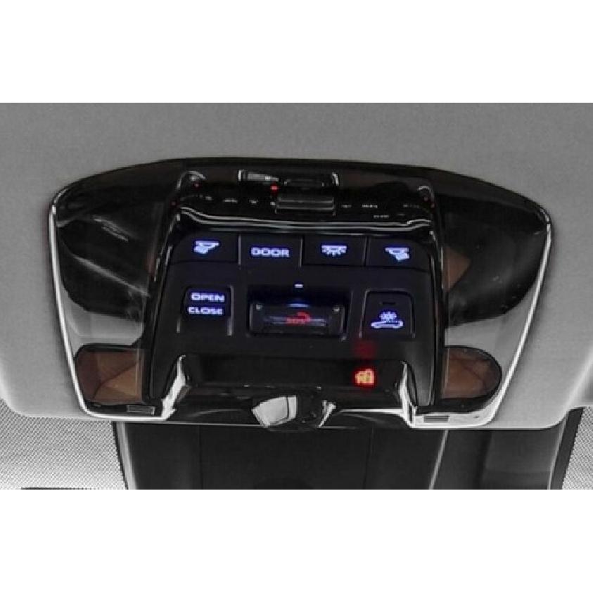 For Toyota Venza Harrier 2021-2023 Silver Front Reading Light Cover Trim 1PCS