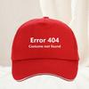 Error  Costume Not Found Halloween Funny Coding Coder Baseball Cap Fashion Unisex and Women Visors Hat Birthday Gifts