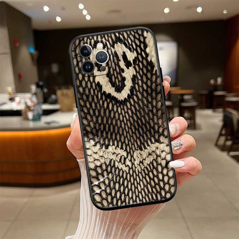 UP46 Slangenhuid DIY Tekening Nieuwe High-End Schelp Telefoonhoesje voor Xiaomi Poco F8 M4 M5 M6 M7 X3 X6 X7 Pro GT NFC Ultra