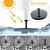 Fontana solare da 1 W, vasca per uccelli, laghetto, patio, fontana alimentata, 13/16 cm, decorazione da giardino, cascata galleggiante da giardino, pompa per fontana
