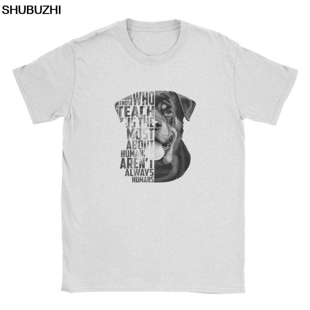 Rottweiler Loyalty Quote Dog TShirts Unisex Short Sleeve Casual Tees O Neck Pure Cotton Tops Printed T Shirt Plus Size S