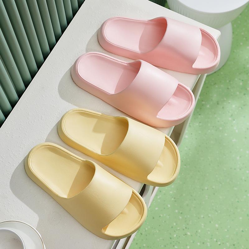 2024 Men's Non-slip Thick-soled Bathroom Slippers - Comfortable EVA Sandals for Couples