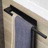 39cm Bathroom Towel Rail Without Drill Adhesive Towel Hanger Stainless Steel Wall-mounted Towel Holder for Bathroom Kitchen