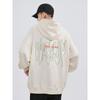 Wassup Heods Heavyweight Hooded Sweatshirt for Men, Autumn and Winter Casual Couple Student Loose Jacket Hoodie