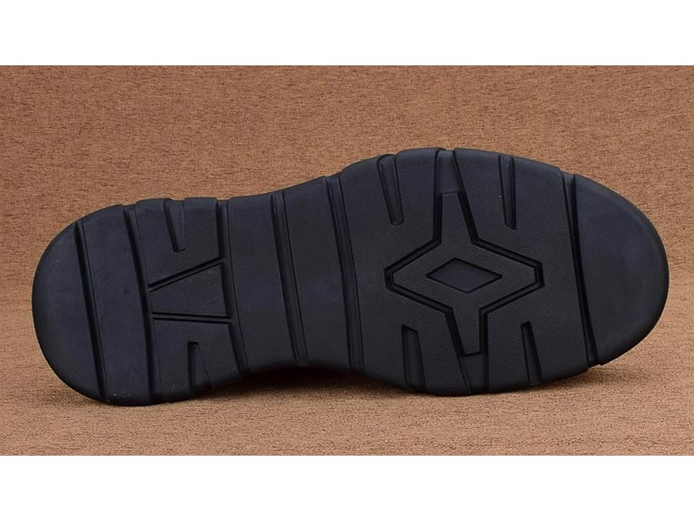 Pánské ležérní boty s vysokým svrškem z pravé kůže: Protiskluzové, Silná podrážka, Hřejivá sametová podšívka, Ideální na zimu a ven