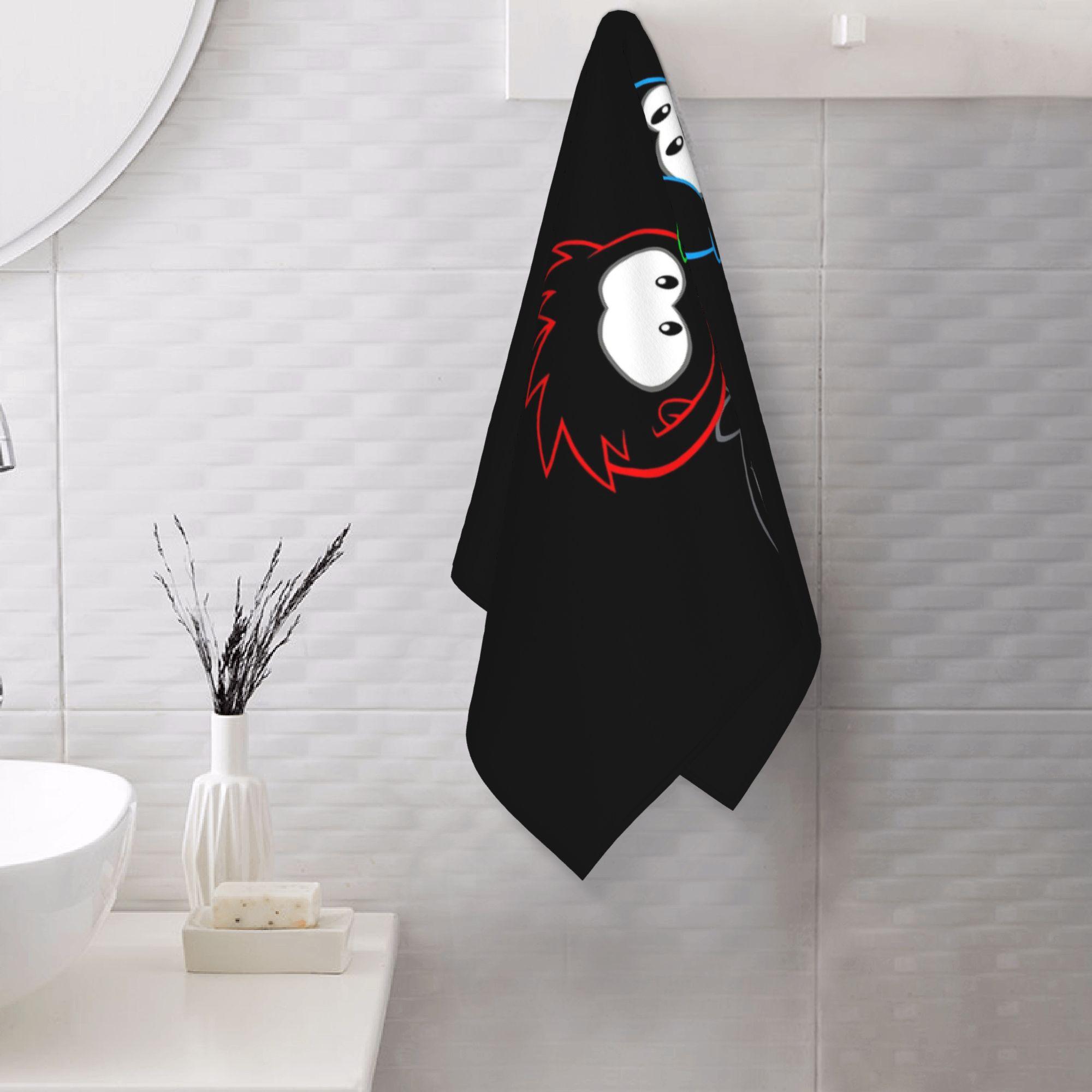 Ka Chen Muxi White Club Penguin Puffle Group Soft Face Towel Quick Dry Pool Bath Cotton Towels Breathable