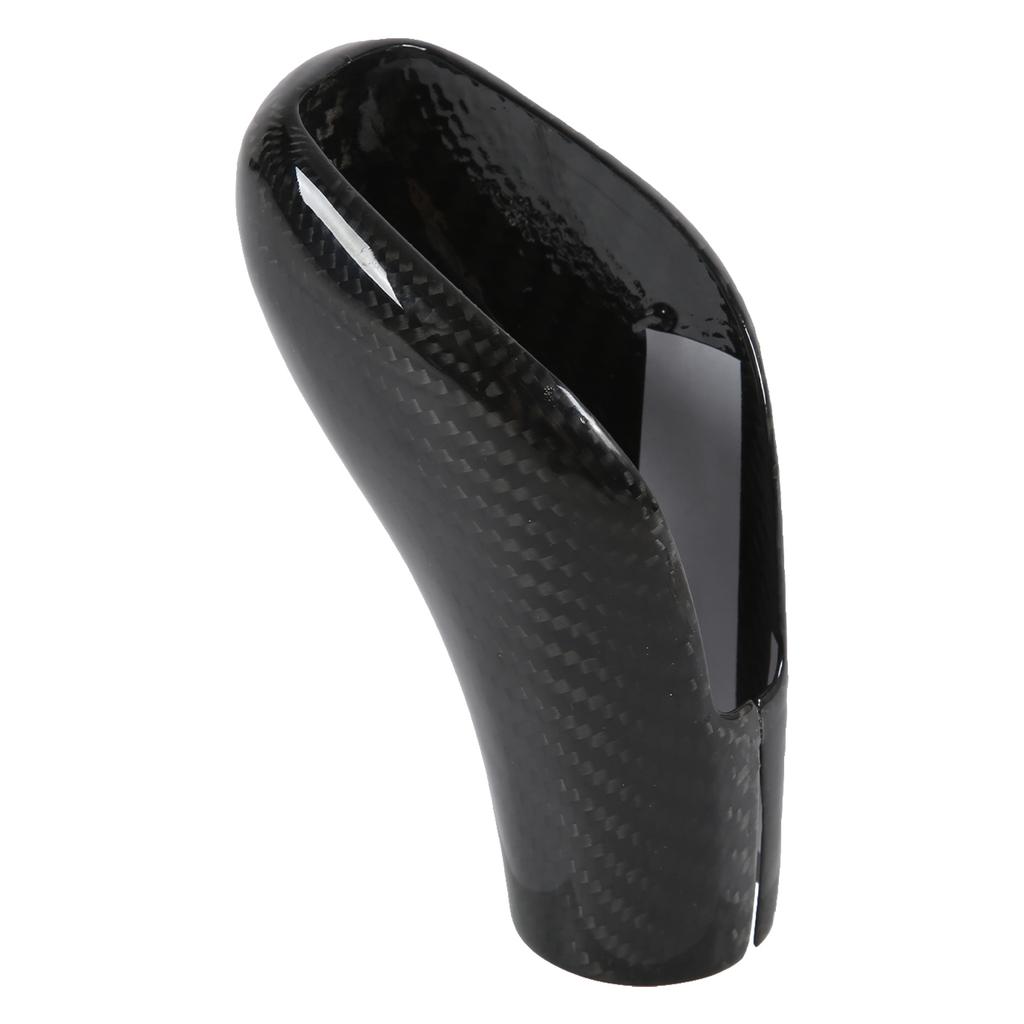 Gear Shift Knob Cover Trim Carbon Fiber Replacement for Alfa Romeo Giulia Stelvio 2020‑2021