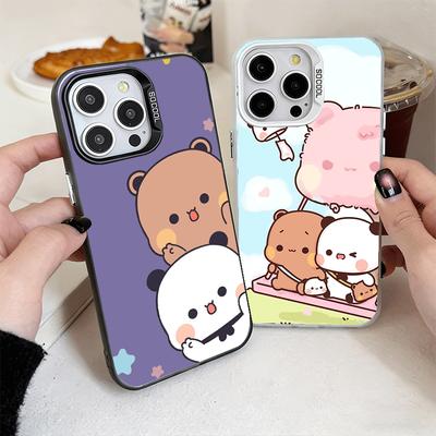 Bubu Dudu Cartoon Cute Shockproof Phone Case for iPhone 17 Air 16 16E 15 Pro Max 14 Plus 13 Mini 12 Back Cover Anti Fall Fundas