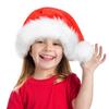 Red Fluffy Christmas Santa Hat Adult Kid Santa Hat Ornaments Xmas Home Birthday Party Near Year Festive Baby Shower Holiday Gift