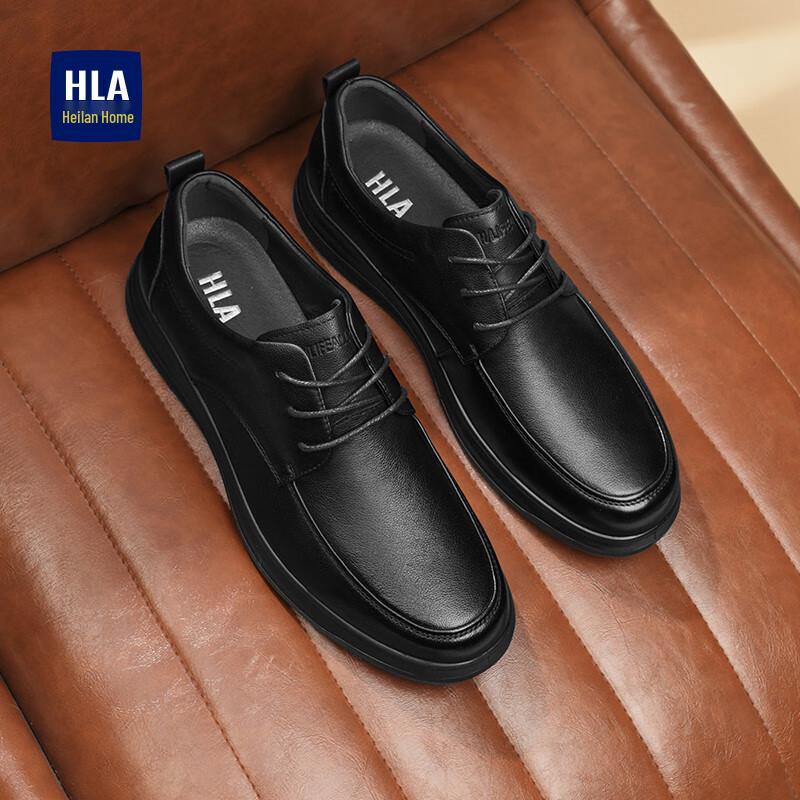 HLA Men s Genuine Leather Business Casual Derby Shoes 41