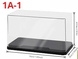 

1/3/4 Layer Clear Dustproof Case for Lego - Stackable No-Assembly for Blocks Figures Adult Toys Gray/Black