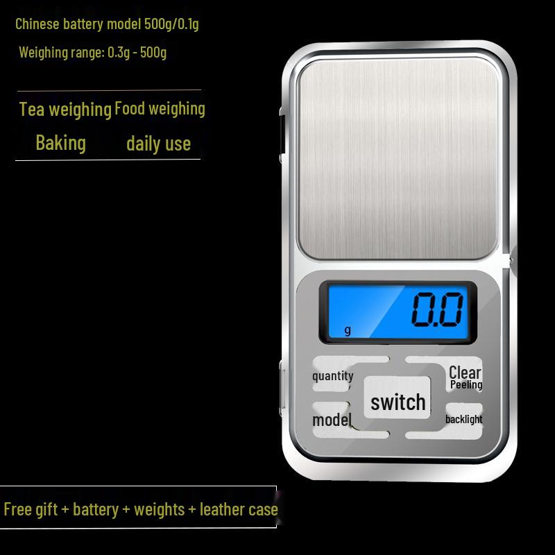 High-Precision Portable Kitchen Scale for Jewelry, Baking, Tea, Bird's Nest - Gram Weight Electronic Scale