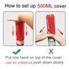 Silicone Can Sleeve, Can Protector, Pull-tab Can Cover, Suitable for 355-500ml Cans, Prank Your Friends Party Toy Creative