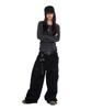 AAKAM Knee Pin-Tuck Zippered Cargo Pants (Black)