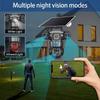 LS VISION Solar 4G Camera With Sim Card 12MP 6K Three Lens Three Screen Monitor Night Vision Security Protection PTZ Video Surveillance