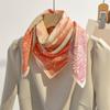 Ren Bomuld Dame Tørklæde Firkantet Foulard Dame Hals Hår Tørklæder Design Printet Hovedtørklæde Mode Pige Tørklæder 2023 Ny