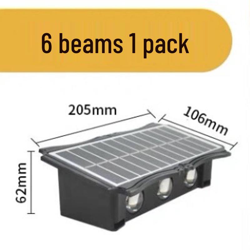Waterproof Solar Wall Washer Light for Gardens and Courtyards