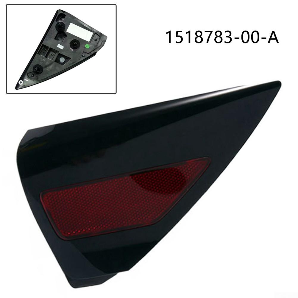 1pc Reflector Light 2020-2022 ABS Black+red New Rear