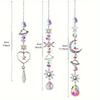Celestial Crystal Sun and Moon Wind Chime - Home and Garden Decor Gift