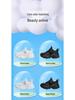 Astro Boy Children's Mesh Running Shoes - White Solid Color, Summer Sports Shoes with Rotary Buckle for Boys