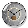6380 Modern Silent Quartz Wall Clock for Living Room - American Light Luxury Design with Long Battery Life