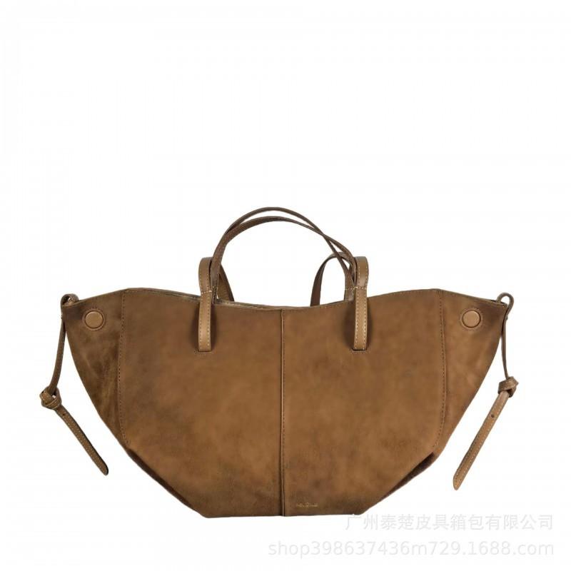 

Matte Leather Tote Bag Women Large Capacity One-shoulder Underarm High-end Fashionable All-match Commuter 32×38×17cm