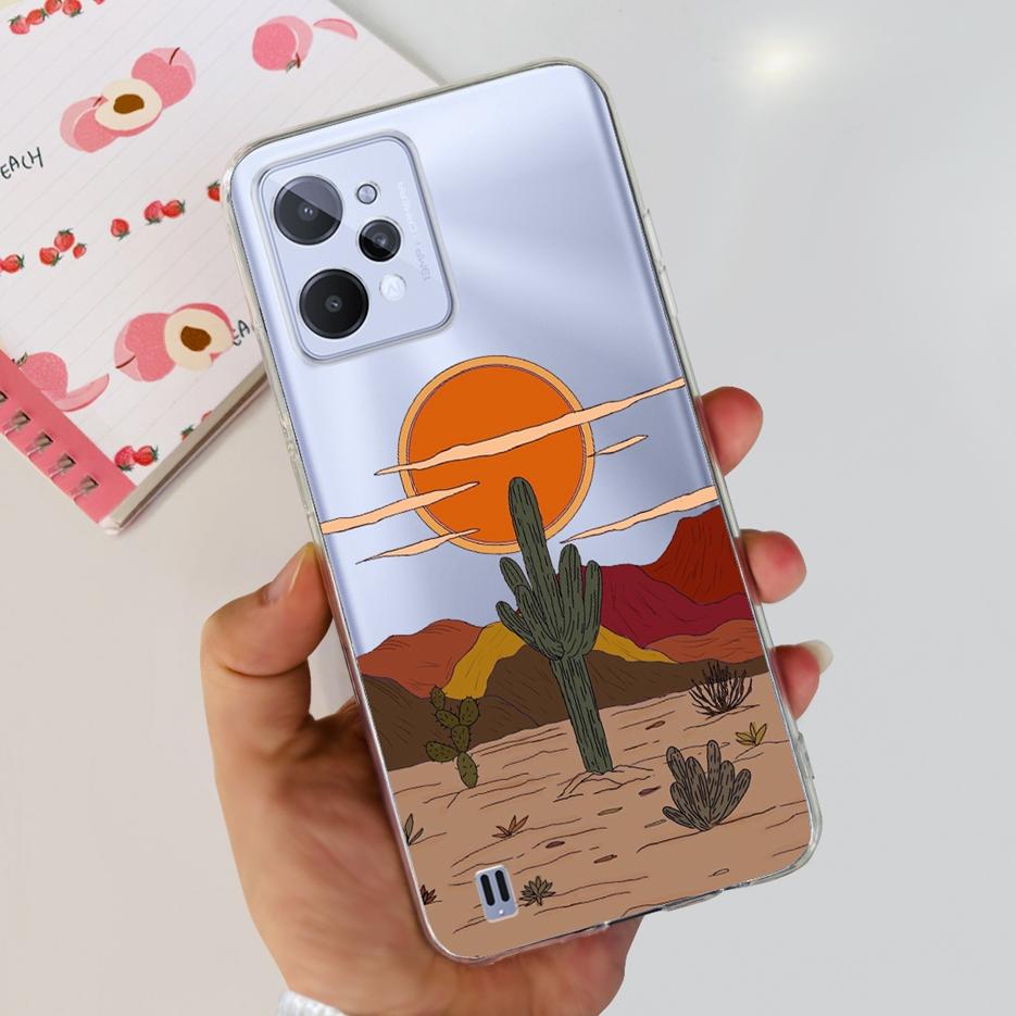 For Realme C31 Case RMX3501 New Fashion Painted Cover Soft Slim Phone Case For Realme C31 C 31 RealmeC31 Back Cover Fundas Coque
