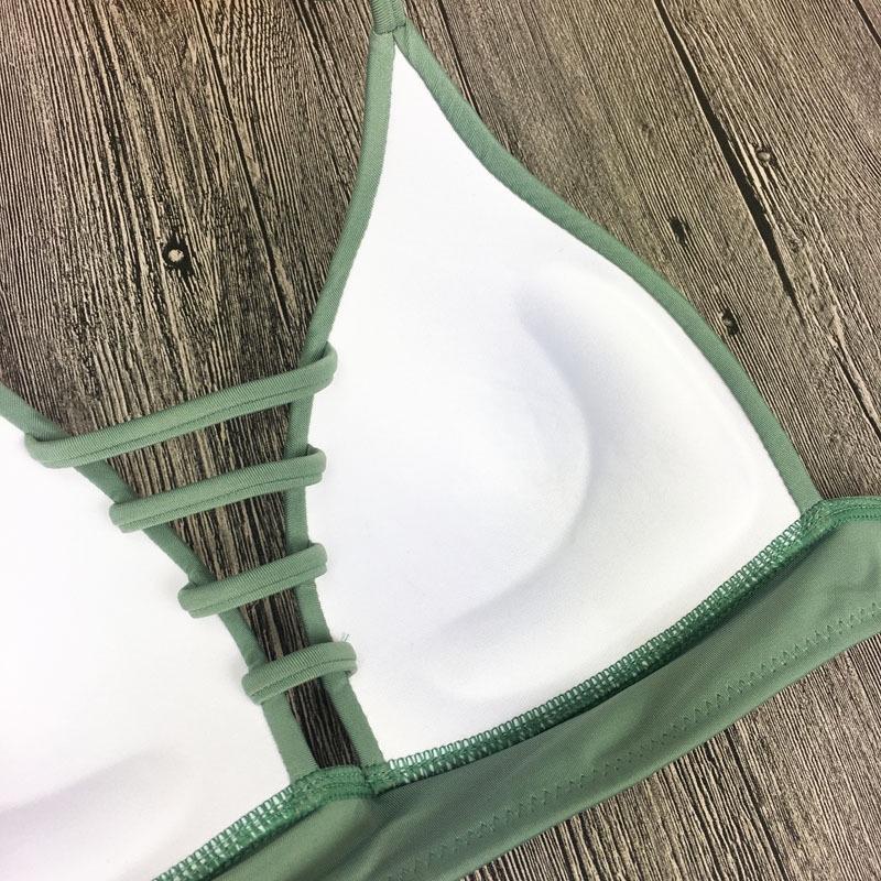 Set di bikini alla moda di alta qualità per donna con elegante reggiseno push-up