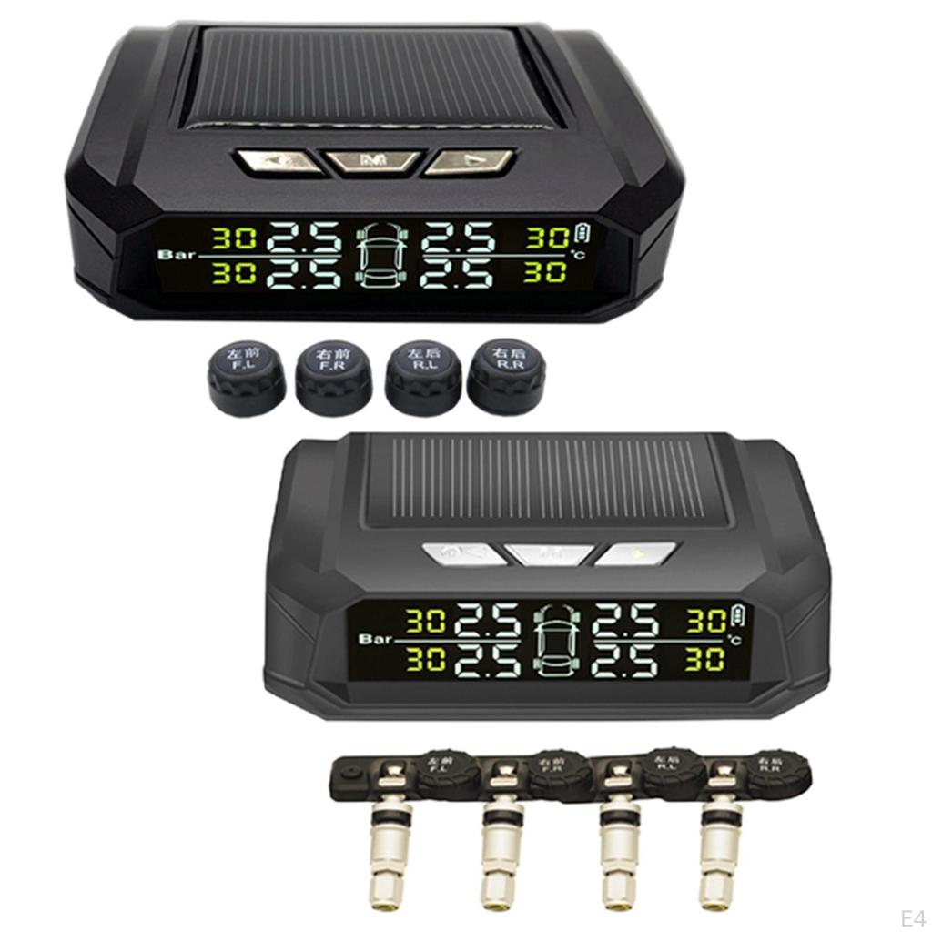 Tire Pressure System USB Charging LCD Display for RV Car, Driving,
