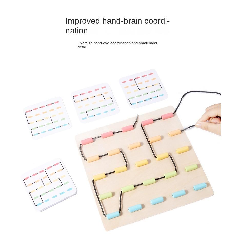 Fun and Educational Rope Toy, Hand-eye Coordination Training, Baby Early Education Enlightenment Game