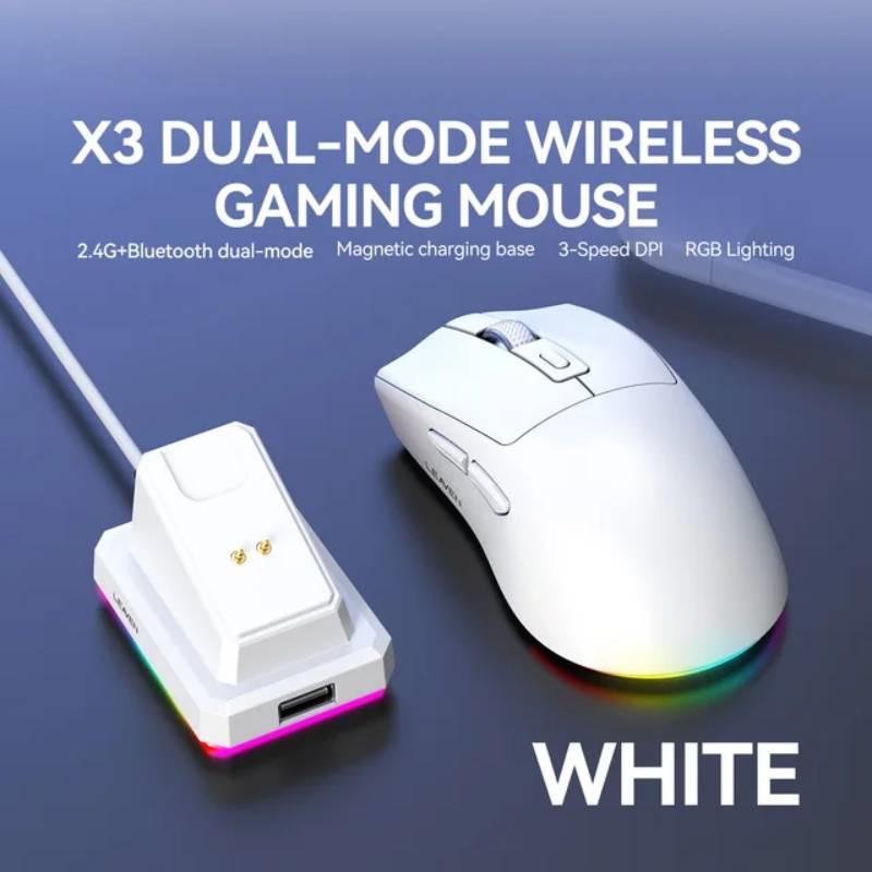 X3 2.4G Bluetooth Dual Mode Receiver Optical Mouse Wireless Gaming Mouse 1600Dpi Bluetooth Compatible Mouse For Macbook