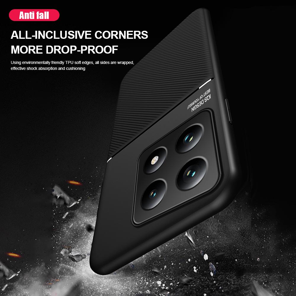 Magnetic Leather Case For Xiaomi 14T Pro 5G TPU Soft Frame Camera Protect Fundas on Xiaomi14T Mi 14 T T14 14TPro Xiomi Mi14T 5G
