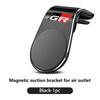 For S0 Car L Type Metal Magnetic Phone Holder Interior Accessories GR Sport Crown RAV4 Yaris Land Cruiser Corolla Prius CHR JH0