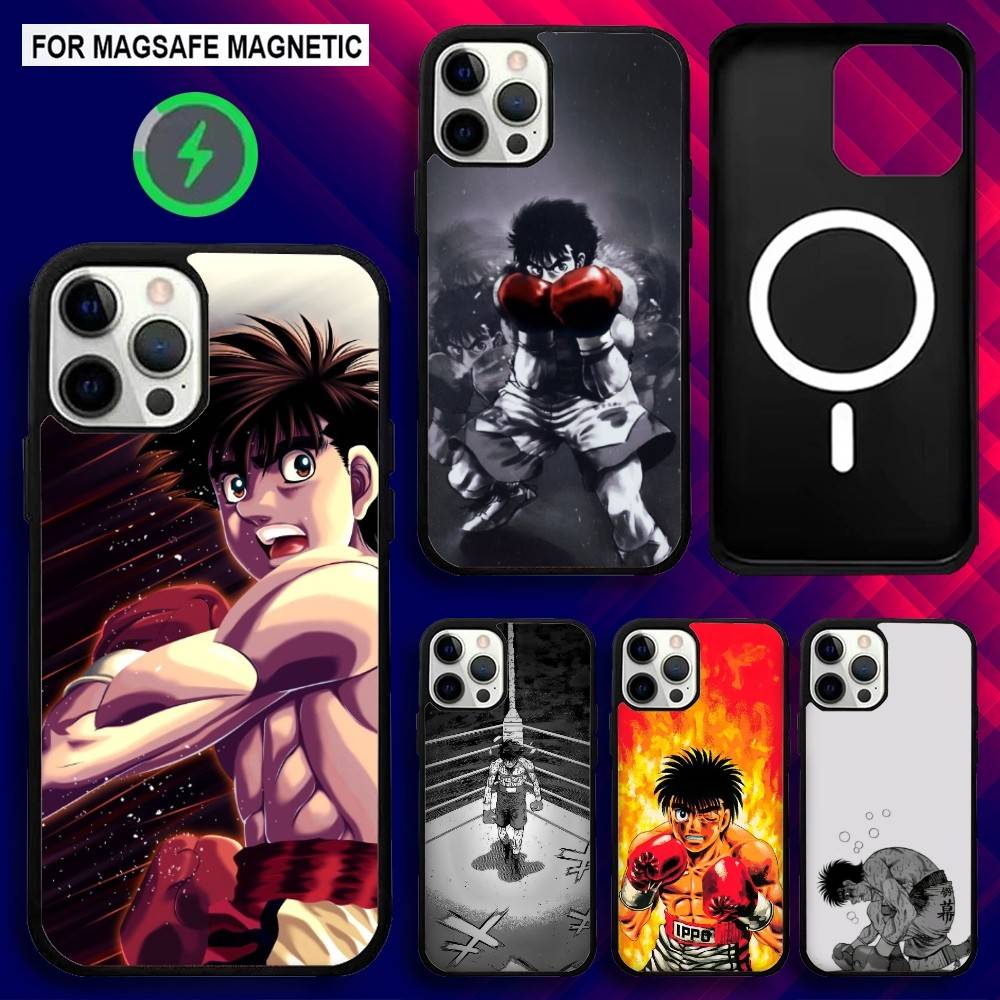 H-Hajime No Anime I-Ippo Phone Case For iPhone 16e,16,15,14,13,12,11,Plus,Pro,Max,Mini Magsafe Magnetic Wireless Charging