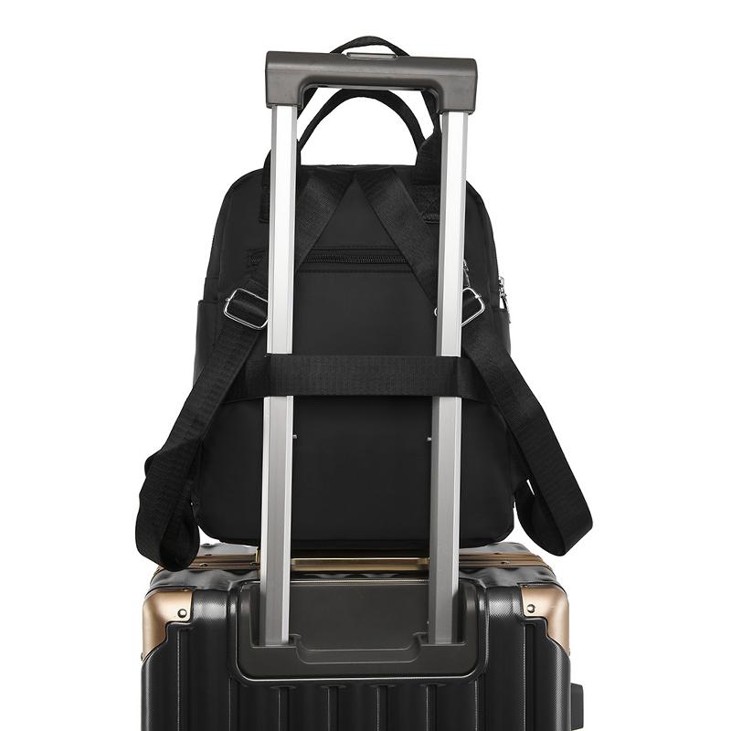 1 Medium-sized Classic Women's Backpack with Adjustable Shoulder Straps, Suitable for Outdoor, Travel, and Back To School Multif