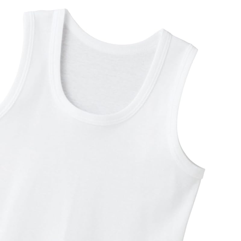 [Gunze] Boys' Tank Top Running Set - Kids' Underwear, All Seasons, 100% Cotton, Suitable for Indoor Drying, Antibacterial, Odor-Resistant, Kids