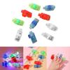 Finger Lights 10Bulk Party Favor LED Light Finger Ring Light Glow Up Toy Supplement Flashing Lights Holiday Party Props