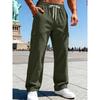 Men's Pocket Cargo Athletic Corduroy Pants Solid Color Long Pants Casual Pants Casual Everyday Outfit