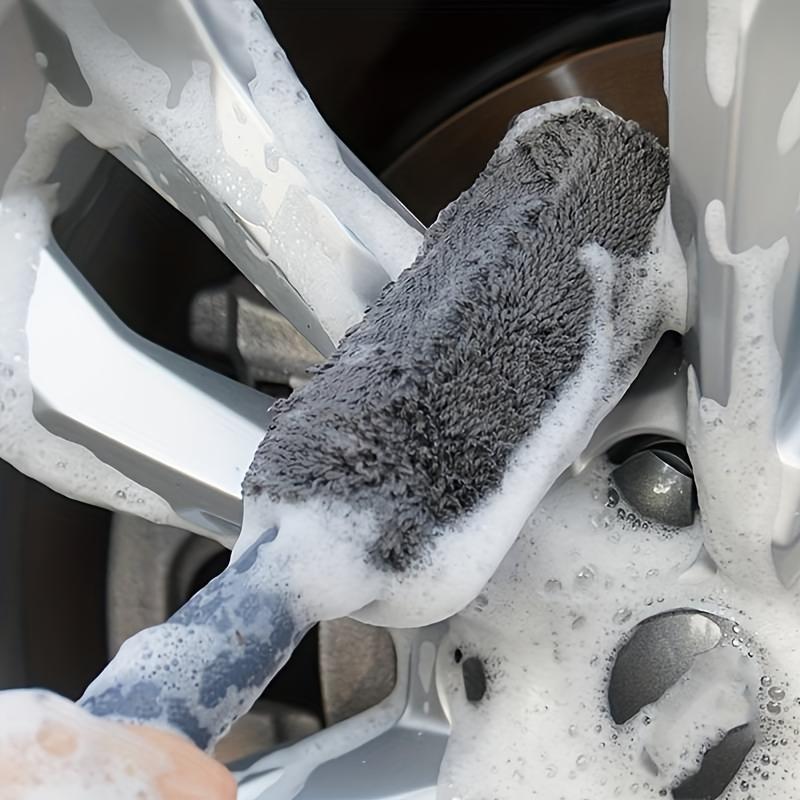 Car Wheel Brush Long Handle Tire Brush Car Cleaning Brush