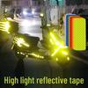 Rechteckiger Leuchtender Reflektierender Stoßstangenaufkleber für Autos & Motorräder