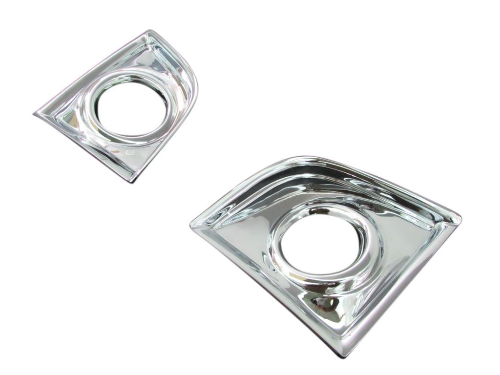 BRIGHTZ Chrome Fog Light Type for Wagon R MH22S Compatible with MH and 22 Wagon and Wagon R Covers, A, (FOG-COV-199), MH22, H22, R, Owl, (Part Number