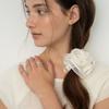 Ssecondo Piping Bloom Hair Scrunchie, Camilla_2 Colors