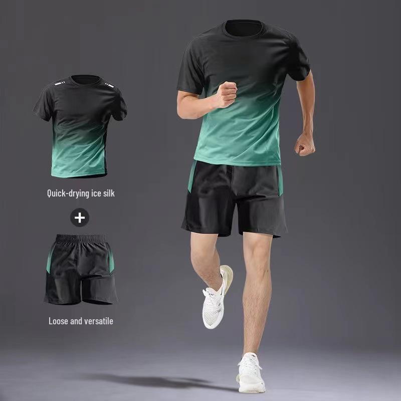 Ice Silk Loose Fit Summer Running T-Shirt