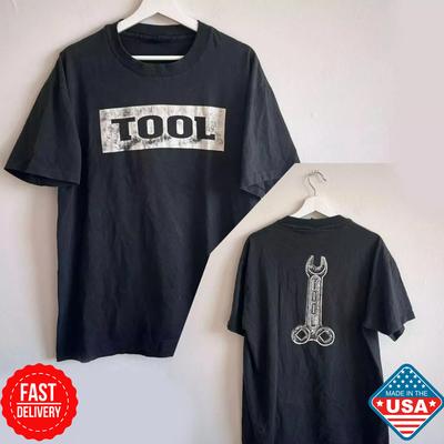 Vintage 90s Tool Alternative Metal Rock Band Wrench Tour Tshirt Size S-5XL Funny Unisex T-Shirt