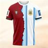2026 Messi Ronaldo Památeční dres k odchodu do důchodu Fotbalové hvězdy Fusion Design Argentina Portugalsko Suvenýr pro fanoušky Sportovní tričko
