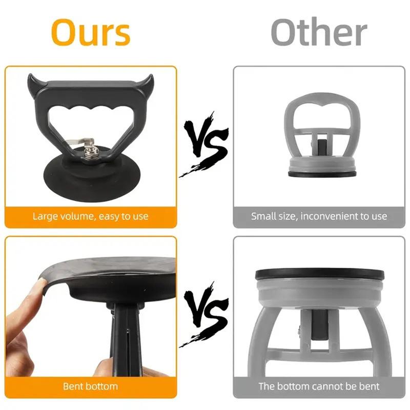 Hot Sell Car Suction Removal Repair Tool Body Repair Puller Big Black Suction Cup Remove Dents Puller For Dent Glass