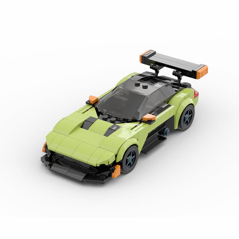 Building Block Compatible 83588 Aston Martin Vulcan, Creative Supercar Gt3 Classic Speed8 Grid