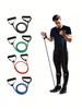 Adjustable Resistance Band with Handles for Home Workouts, Strength Training, Pilates, Stretching & Full Body Exercise